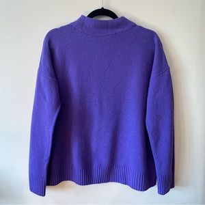 Purple Massimo Dutti 80% wool sweater. Size S.